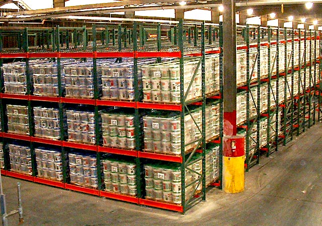 Pallet Flow Rack storage system